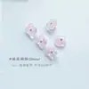 Botón de flor de cuatro hojas de cristal artificial hecho a mano para combinar con ropa cheongsam estilo antiguo hanfu botón accesorios de ropa estilo chino moderno