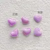 1.7cm Macarrón Tela Estrella Corazón Tela en Relieve Pegatina Decoración Accesorios Ventilador Hecho a Mano DIY Cuenta Manual F331