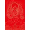 Pintura Colgante Dorada Thangka Hombre Sabio Bodhisattva Manjushri Dibujo Lineal Pintura al Óleo Digital Colorear DIY Regalo Pintado a Mano Pintura al Óleo De Zhu