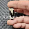 Ágata Negra y Blanca Cuentas Dzi, Cuentas Sueltas de Jade, Un Ojo, Nueve Ojos, Cuentas Dzi Diente de Tigre, Cuentas Cilíndricas, Accesorios para Joyería