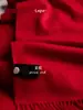 Bufanda de Cachemira Color Sólido Vino Tinto para Cocinar 100% Cachemira Chal de Moda con Patrón de Ondas de Agua Engrosado para Mujer