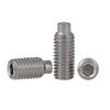 Parafuso de máquina de coluna de soquete hexagonal 304 parafuso de fixação DIN915 de aço inoxidável