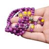 Dragón de Jade Jade cuarzo roca jade cuentas pulsera pulsera de piedra Jinsha cuentas moradas pulsera de 108 cuentas pulsera de jade