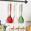 Espátula de Silicone Duas em Uma, Resistente a Altas Temperaturas, Panela Antiaderente, Espátula Especial para Cozinhar com Escala, Espátula de Silicone para Suplementos Alimentares, Silicone Macio