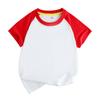 Camiseta de Algodón Puro de Manga Corta con Cuello Redondo para Niños, DIY, Camiseta Estampada Personalizada con Logo, Camiseta Cultural, Uniforme de Clase, Uniforme de Grupo, Ropa de Presentación, Hecho a Medida