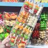 Espetos de Bala de Frutas Morango Laranja Brinquedo Presilhas de Cabelo para Crianças, Presilhas de Cabelo para Meninas Diferentes, Presilhas de Cabelo para Escola Primária Venda por Atacado