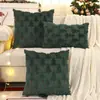 Funda de Almohada Navideña Transfronteriza de Comercio Exterior Árbol de Navidad Felpa Acolchada Invierno Decoración del Hogar Europea y Americana Dropshipping