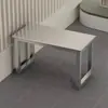 Juego de mesa y sillas de acero inoxidable para cafeterías, loncherías, tiendas de té de burbujas, restaurantes de comida rápida, servicio de catering comercial y restaurantes