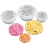 Molde de silicona para vela con aroma a peonía, molde para figurillas de jabón y yeso, molde para manualidades para paisajes en miniatura y decoraciones