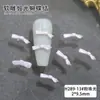 Nuevos Accesorios para Uñas con Lazo Perlado al por Mayor Lazo de Satén Suave Esculpido Decoraciones para Uñas de Resina Mixta Tridimensional