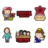 Insignia de Stranger Things Demogorgon Decoración para Mochila Escolar Broche de Aleación Pintado