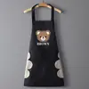 Avental de Cozinha Impermeável e à Prova de Óleo, Roupa de Trabalho, Avental de Urso Marrom Fashion e Fofo, Novo Estilo de Avental de Urso Personalizável