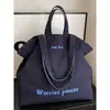 2026 Bolso Nuevo de Mezclilla Versión Coreana Estilo Ins Bolso Tote de Alto Valor Casual de Alta Gama Bolso de Gran Capacidad