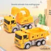 Brinquedo infantil escavadeira inércia tração nas quatro rodas stunt veículo off-road carro de brinquedo para menino barraca infantil barraca atacado
