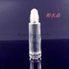 Botella vacía de 10 ml con cuentas de gemas naturales, bola de cristal, grava, aceite esencial, crema para ojos