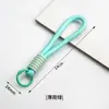Estilo Minimalista Anti-Queda Corda Trançada Bloqueio de Cores Cordão Chaveiro Capa de Celular Alça de Pulso Portátil DIY Acessório Tendência de Nicho