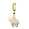 Chicas Superpoderosas de Dibujos Animados Acero Inoxidable Goteo de Aceite Dibujo Animado Colgante Diy Dulce Dibujo Animado Minions Colgante para Pulsera