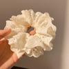 Flor Intestino Grueso Anillo para el Cabello Moda Nicho para Mujer Combinable Titular Accesorios Elegantes Cuerda para el Cabello para Niñas Adorno para la Cabeza Accesorios Exquisitos y Modernos