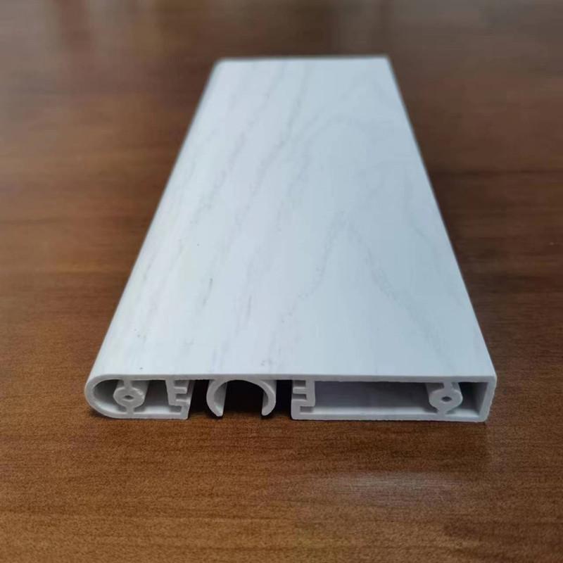 白色木纹推杆型材7
