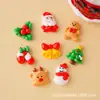 Boneco de Neve de Natal Desenho Animado Sino DIY Cola de Chantilly Grampo de Cabelo Tiara Capa de Celular Bicicleta Elétrica Fivela de Sapato Materiais de Decoração