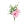 Flor artificial dalia hortensia flor para respaldo de silla flor cruzada olla caliente transfronteriza con maceta falsa flor pequeña flor de seda venta al por mayor