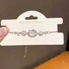 Pulseira Pingente Gato Oval Zircônia Kt Suave, Doce, Fofa e Mais Fácil de Combinar Pulseira Luxo Leve Pulseira de Alta Qualidade Atacado