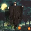 Decoração de Halloween Caveira Pendurada Fantasma de Gaze Fantasma Chorando Preto e Branco Barra Suspensa Impermanente Sala Secreta Pátio Decoração Externa