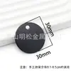 Accesorios para Gatos y Perros de 30 mm Multicolores Redondos de Aluminio Placa de Identificación para Perros Suministros para Mascotas Antiperdida Marca de Moda Colgante para Collar