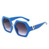 Nuevas gafas de sol de moda de montura gruesa transfronterizas estampado de leopardo para dama gafas de sol de metal con montura en V para mujer fabricantes venta al por mayor 8810