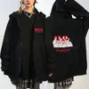 Moletom com Zíper Temático da Turnê Mundial 2026 com Todos os Membros, Moletom de Caimento Solto de Merchandising do BTS