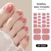 Película de Esmalte de Uñas de Color Sólido Nueva Transfronteriza Zhengxiang Pegatinas para Uñas Popular en Amazon Pegatinas para Uñas de los Pies Pegatinas Adhesivas para Uñas Europeas y Americanas