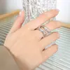 Anillo Envolvente con Forma de Serpiente de Personalidad Exagerada para Mujer Popular Transfronterizo Metal 18K Joyería Anillo Dedo Índice Joyería de Acero de Titanio