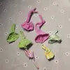 3-3.5cm Vestido Suéter Colgante para Muñeca Accesorios para Pendientes Material Pequeño Mini Oso Articulado Conejo Tela Cepillada