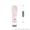 Cordão Multifuncional para Celular com Acessórios Destacáveis, Mosquetão de Metal para Cachorro, Sino, Gancho DIY, Fivela Ajustável, Clipe de Pendurar Pintado