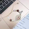 Relógio Pulseira DIY Feito à Mão para Estudantes Femininas Estilo Ins Relógio Pulseira de Aparência Sofisticada para Alunos do Ensino Fundamental Relógio Simples Elegante