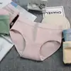 Roupa íntima feminina de algodão penteado, Calcinhas femininas de cintura média, Roupa íntima para meninas
