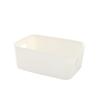 Cesta de plástico portátil para guardar cosméticos, aperitivos, juguetes, cocina, escritorio, libros, artículos de oficina, caja de almacenamiento