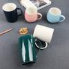 Caneca de café promocional personalizada para publicidade, xícara de cerâmica, xícara de leite, logotipo/padrão personalizável, atacado