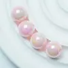 Cuentas Redondas de Acrílico Color Crema Sólido de 16 mm para Manualidades Hechas a Mano, Cadena para Teléfono, Llavero, Accesorios de Joyería, Tarjeta de Material