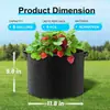 Sacos de Plantio para Venda Quente Transfronteiriços, Sacos de Plantio Não Tecidos, Sacos para Plantio de Árvores, Sacos de Plantio para Jardinagem, Sacos de Plantio Espessos de Feltro