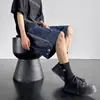 Pantalones cortos de malla transpirables de secado rápido para hombre, estilo americano de montaña al aire libre de verano, pantalones cortos deportivos casuales de moda americana