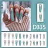 Use unha on-line celebridade ins manicure unha falsa patch cor mudando pêssego diamante decoração ponto diamante destacável dança noiva manicure