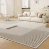 Alfombra para sala de estar 2026 nueva de lujo ligero de alta gama para sofá mesa de centro habitación del hogar dormitorio tapete de piso, lavable, no necesita lavado, engrosada