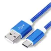 Cable de Datos Tipo-C Cable de Datos de Nylon Tipo-C Cable de Carga Tipo-C Cable de Datos Usb-C 1m