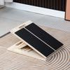 Tabla de Estiramiento de Madera Fitness Pedal Inclinado Ajustable Multi-Posición Estirador del Tendón de Aquiles Estiramiento de Pantorrilla Tendón de Aquiles Pedal Inclinado