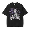 Camiseta Manga Curta Gola Redonda Y2K Roupas Masculinas Novidades