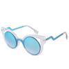 Nuevas gafas de sol ojo de gato de moda europea y americana en línea rojas Moda Street shooting ins gafas de sol retro para mujer 97058
