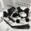 Produtos para adultos Conjunto de bola de pelo SM com fita para bondage, flerte e treinamento; itens de novidade com tema de empregada doméstica, atacado de fábrica
