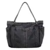 Bolsa de Compras de Mezclilla Lavada Vintage de Gran Capacidad Casual de un Solo Hombro Estilo Coreano, Bolso de Mano Sólido Ligero para Viajes