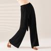 Pantalones de Danza para Mujer Modernos de Verano Estilo Nuevo Práctica Corporales Sueltos Rectos Danza Clásica China Rendimiento Pantalones de Pierna Ancha